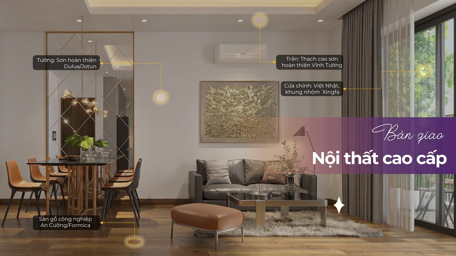 nội thất căn hộ mia center point đà nẵng