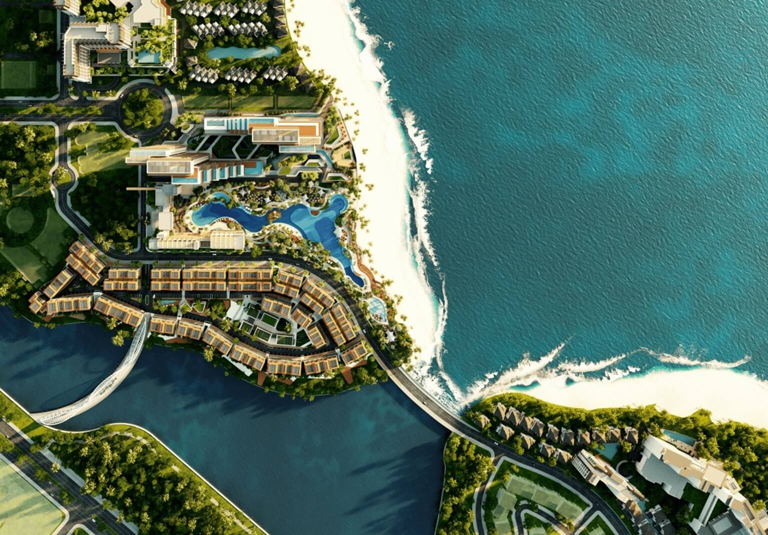 mặt bằng dự án aria bay hạ long bim group
